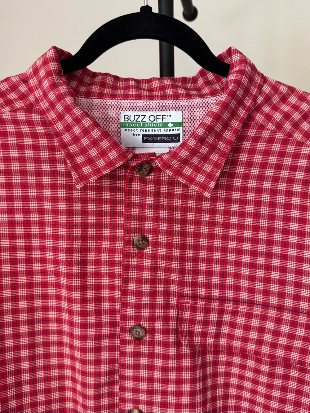 ExOfficio Buzz Off Insect Shield men's button-up shirt